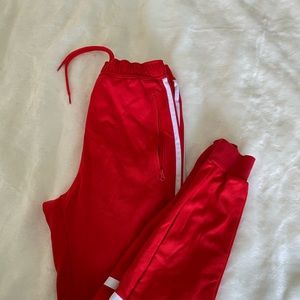 Adidas size XS red high waist pant